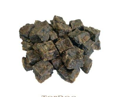 Carne di Cervo per cani essiccata a cubetti 100gr