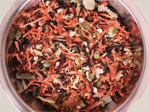 Mix Verdure essiccate per cani BARF dell'orto 500gr - immagine 2