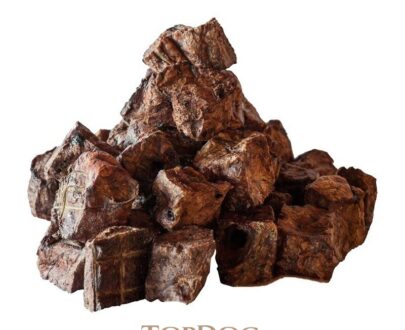 Polmone di bovino per cani essiccato a cubetti 100gr