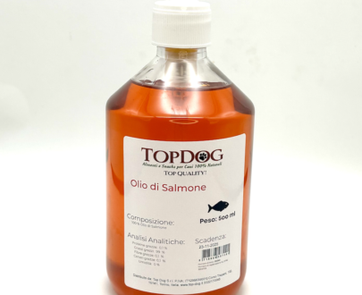 olio di salmone per cani