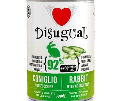 cibo umido per cani monoproteico coniglio