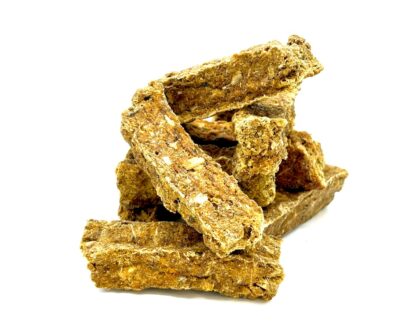 Premietti di sgombro e merluzzo essiccati per cani 100gr