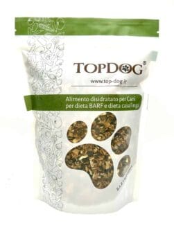 Zucchine essiccate per cani in fiocchi