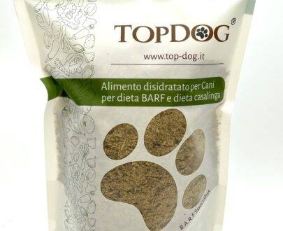 trippa verde essiccata per cani polvere
