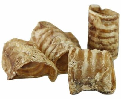 trachea di bovino essiccata per cani