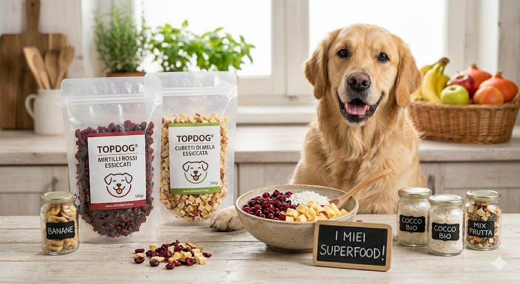 Frutta Essiccata per Cani: I Superfood Vitali per la Dieta BARF