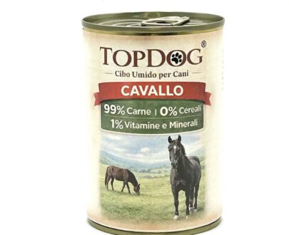cibo umido per cani monoproteico cavallo ipoallergenico