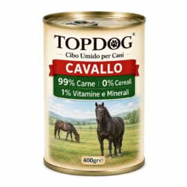 cibo umido monoproteico per cani al cavallo